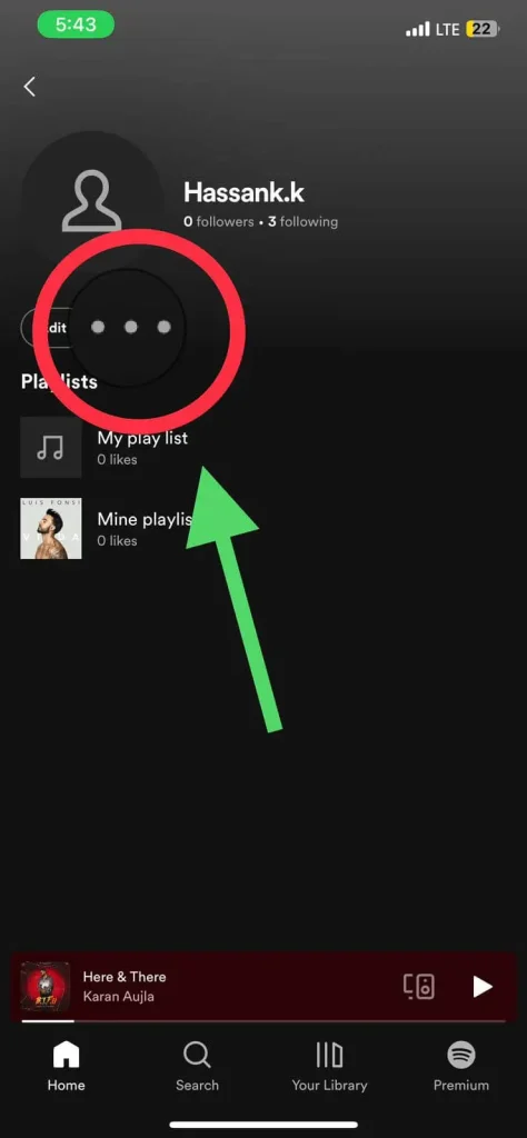 cómo añadir amigos en Spotify usando el código de barras paso 3