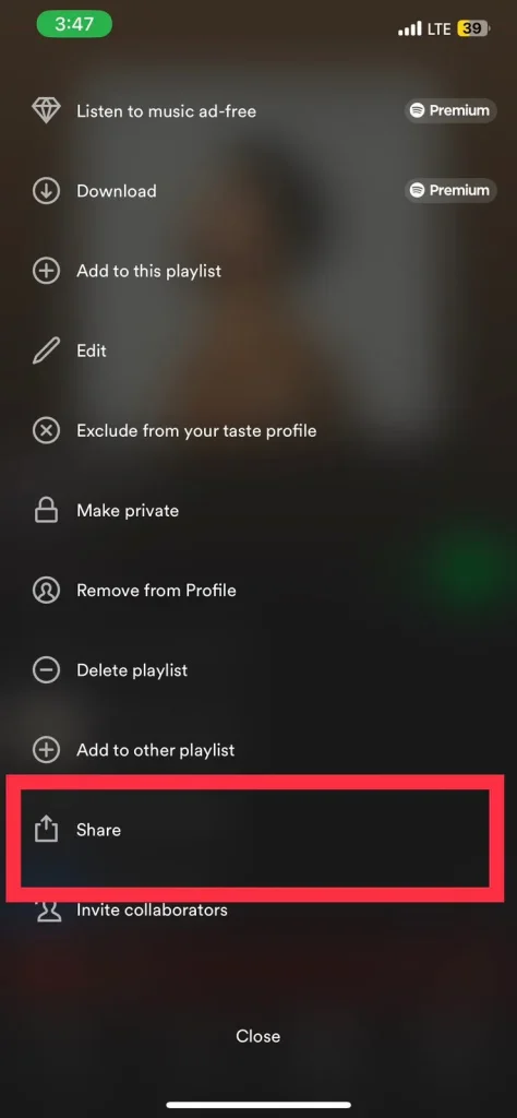 Cómo añadir amigos en Spotify a través de la lista de reproducción 4
